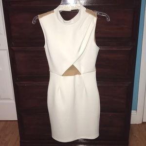WHITE BODYCON DRESS